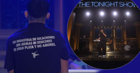Trueno, en el show de Jimmy Fallon: sample de Los Wachiturros y frase del "Robo del siglo"